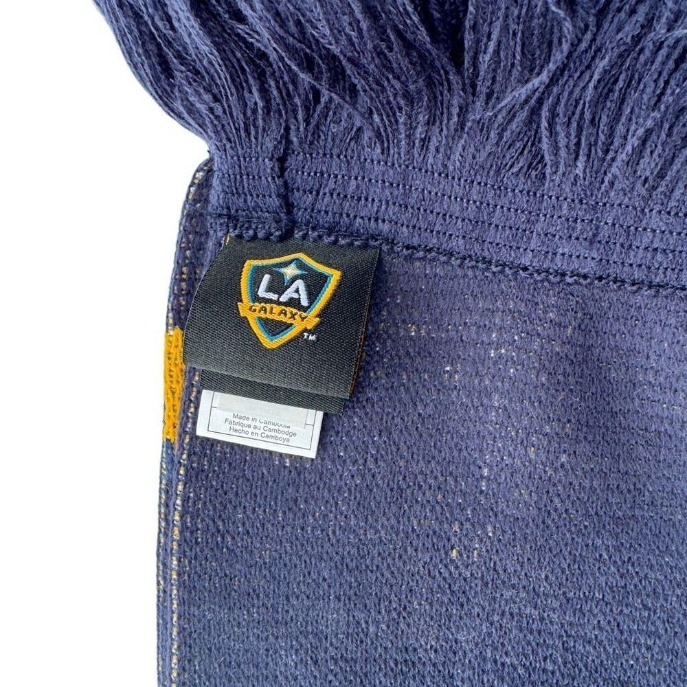 Los Angeles Galaxy Adidas Scarf Blue Gold Soccer MLS LA Football Merchandise Fan - Picture 5 of 8